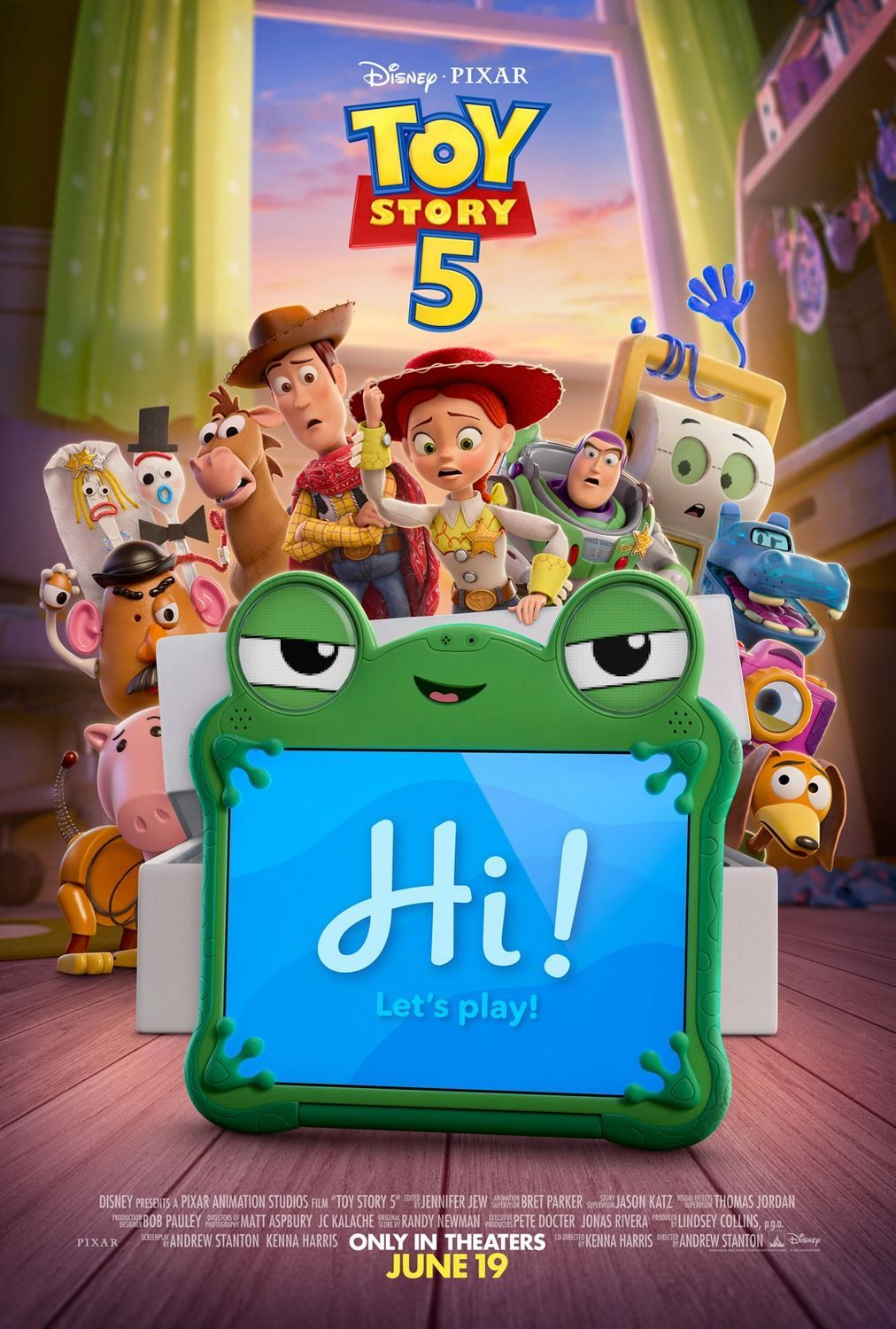 affiche du film toy story 5