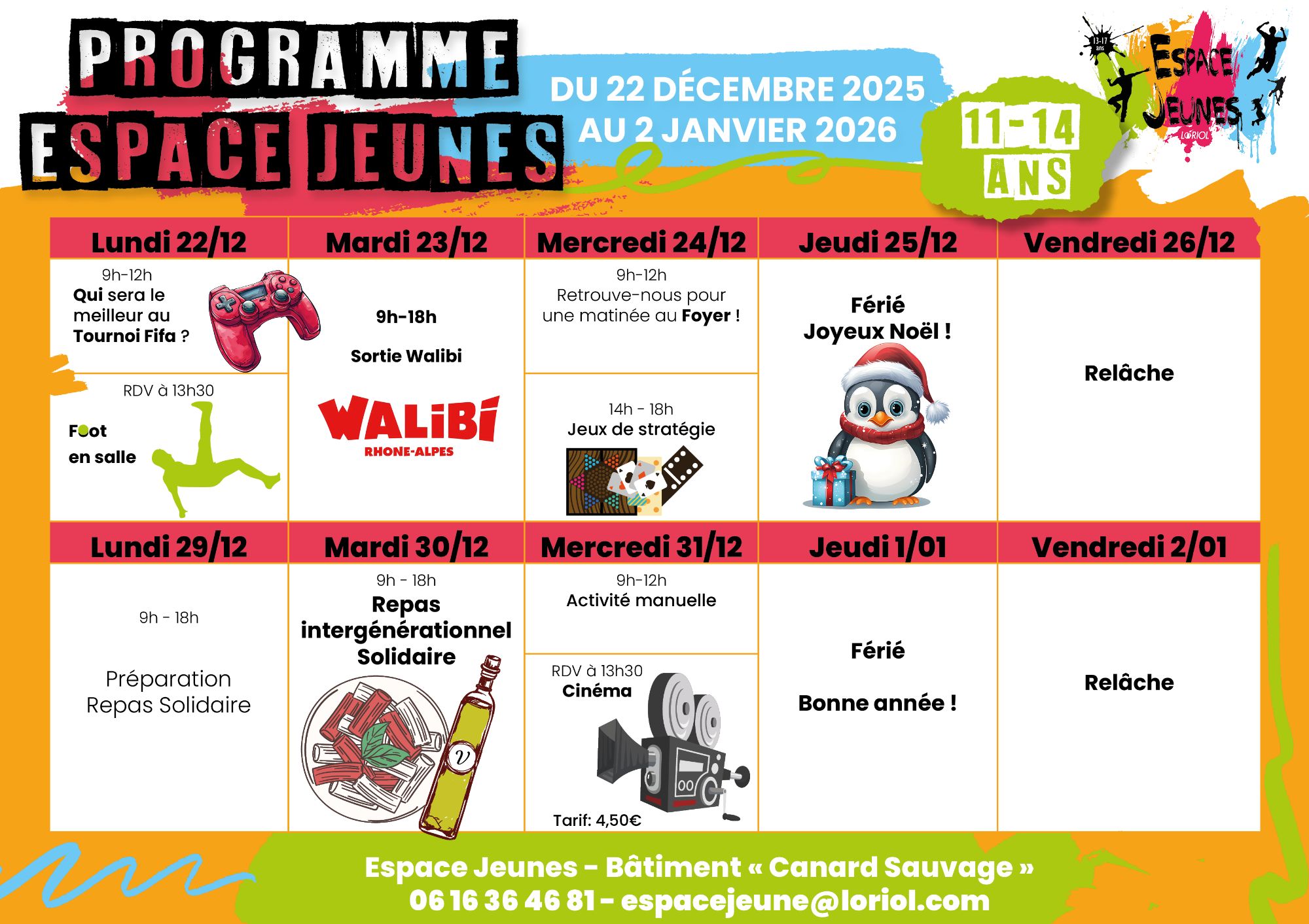 espace jeunes programme