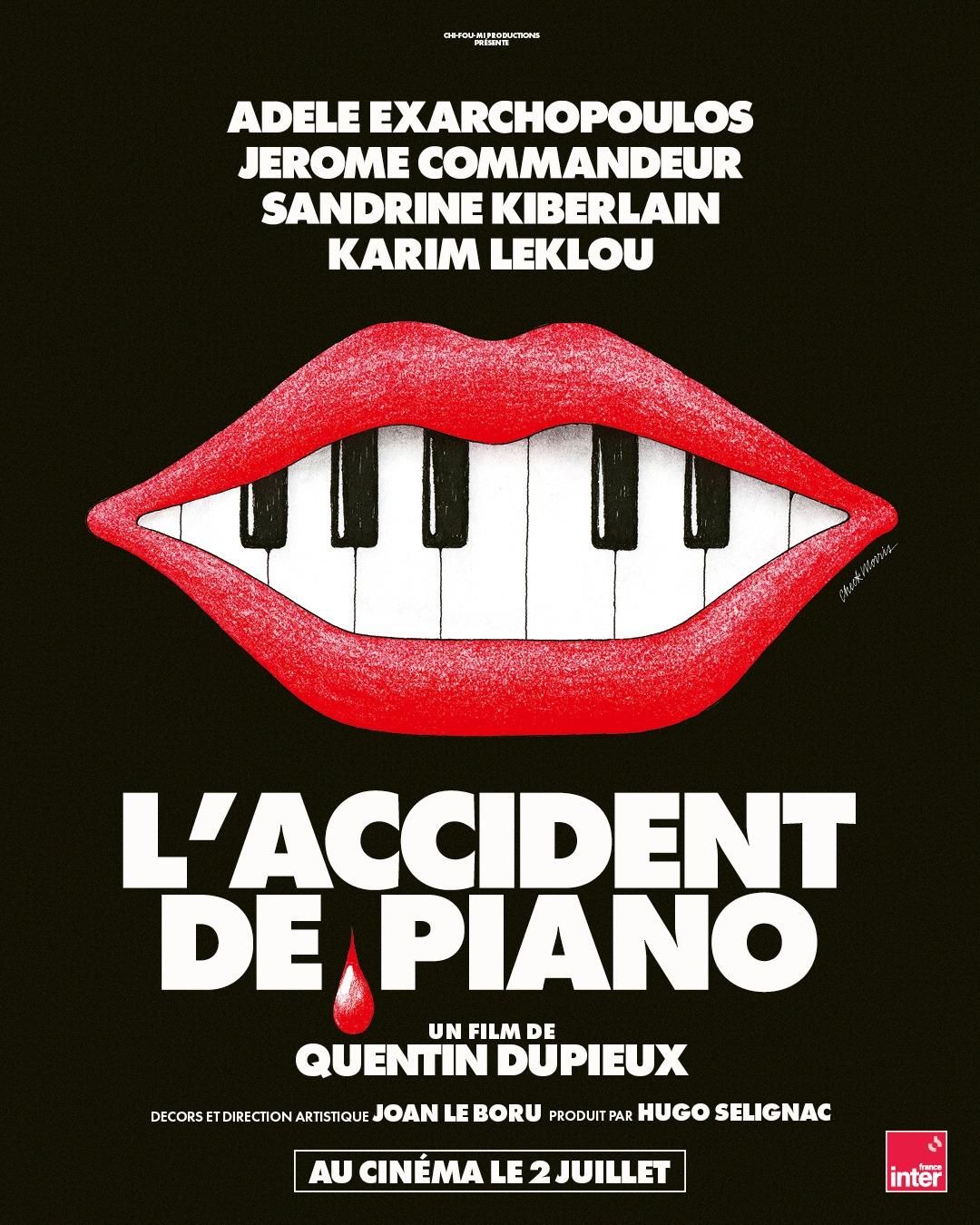 affiche du film l'accident de piano