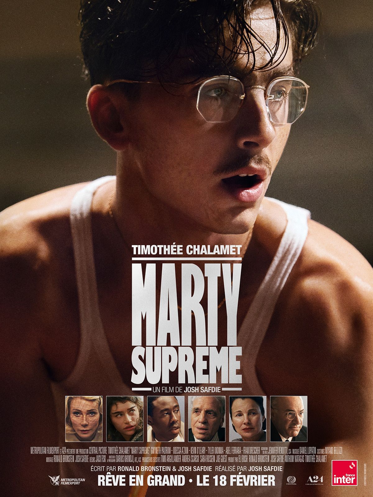 affiche du film marty supreme