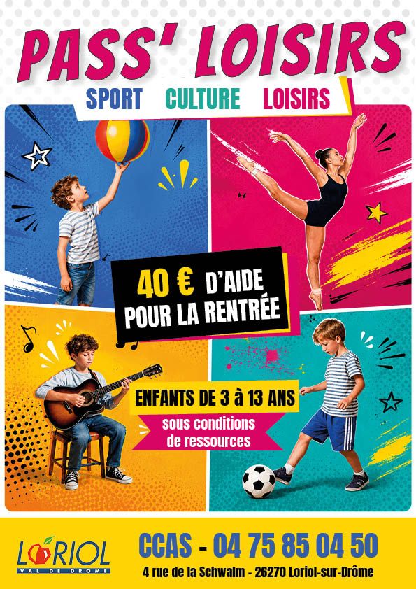 affiche pass loisirs