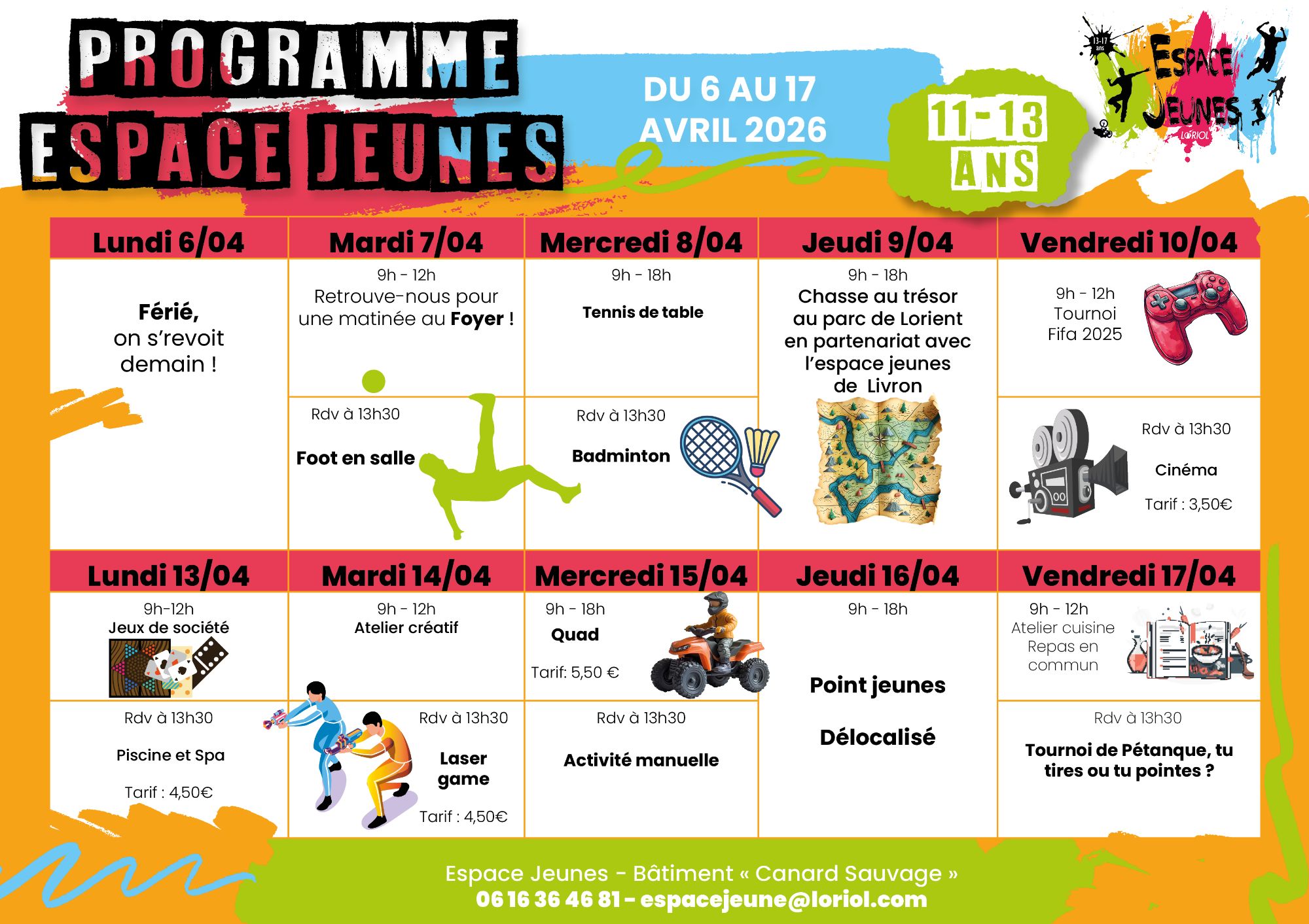 espace jeunes programme