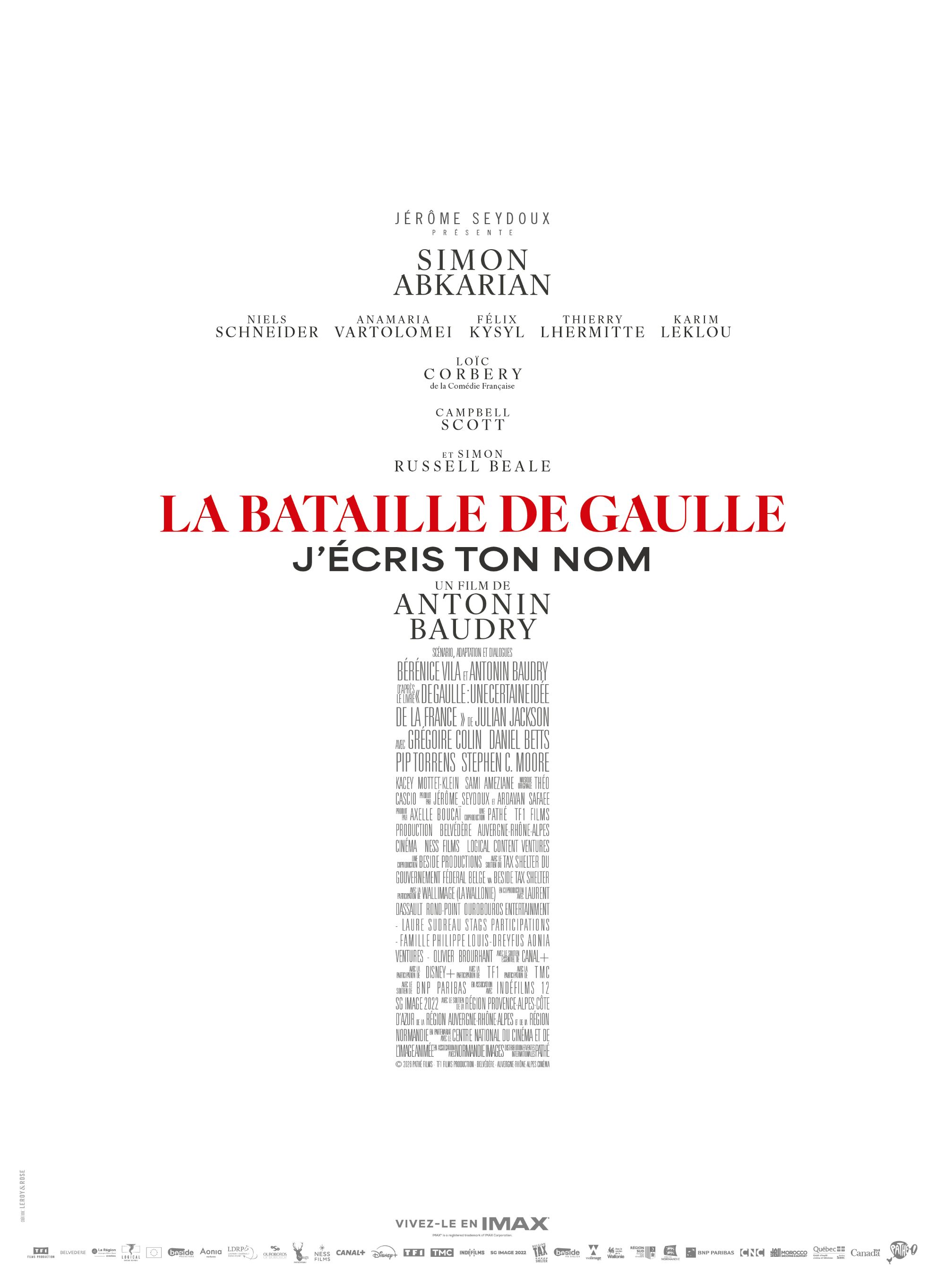 affiche du film la bataille de gaulle 2