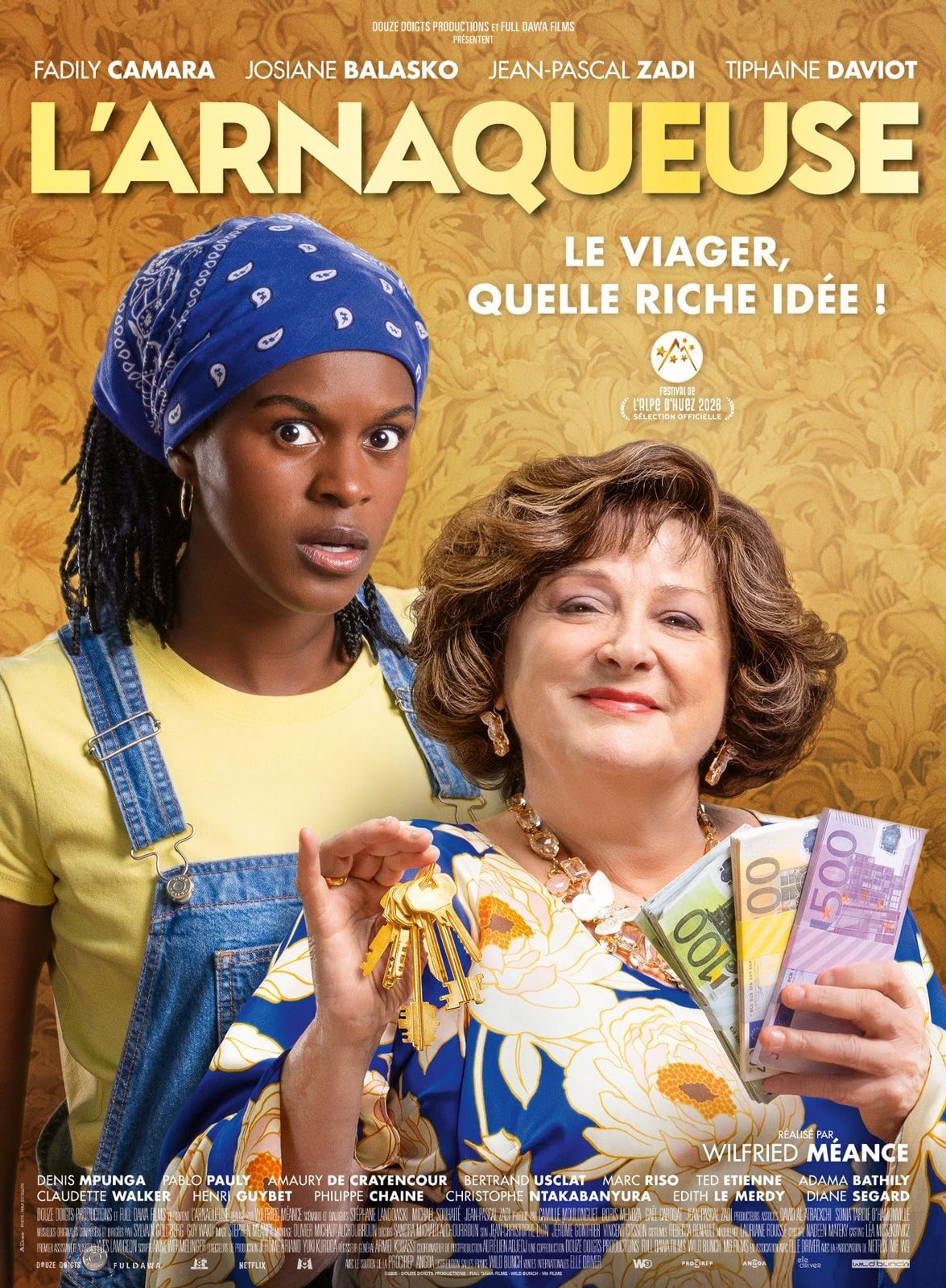 affiche du film l'arnaqueuse