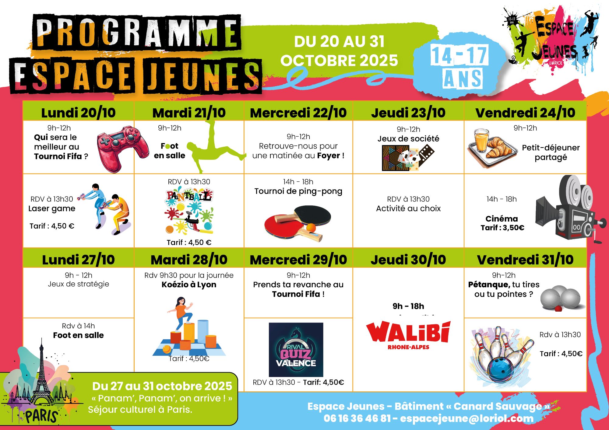 Espace Jeunes 14 à 17 ans